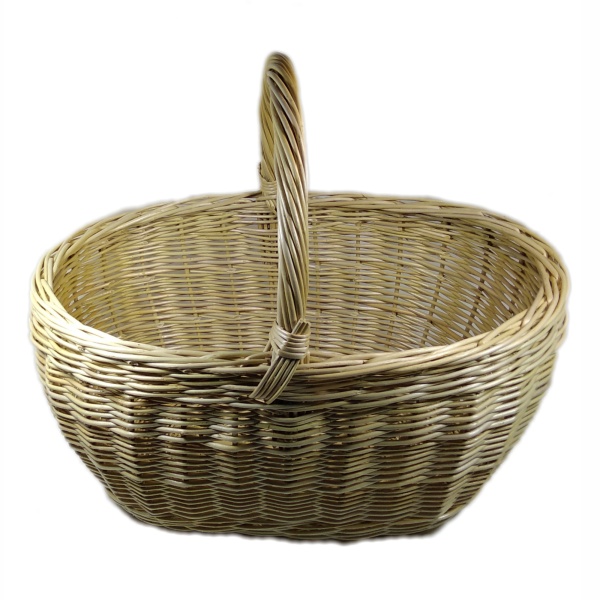 Корзина грибная овальная из прута 30 л
